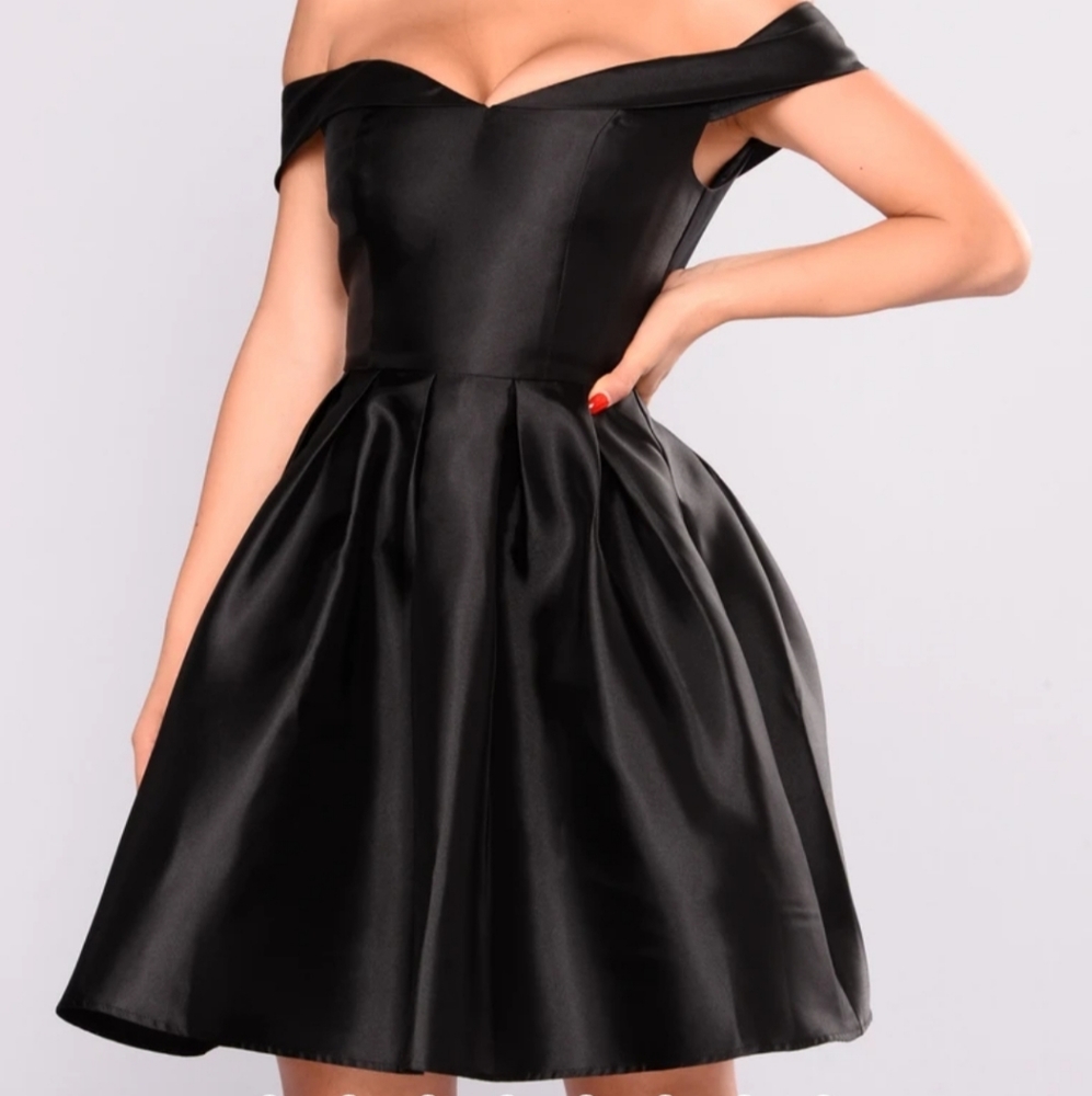 Fashion Nova Black Cocktail Dress
